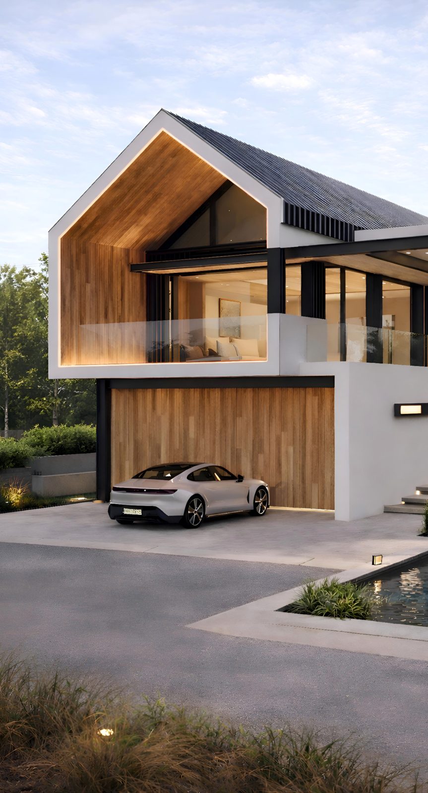 Residence AM at Blue Hills Equestrian Estate — a contemporary home by Keaobaka Architects